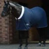Weatherbeeta Sherpa Fleece Cooler - Dark Blue/White 2 Weatherbeeta Sherpa Fleece Cooler - Dark Blue/White -Equestrian Supply Store wbsherpafleecestandardnavyrdy