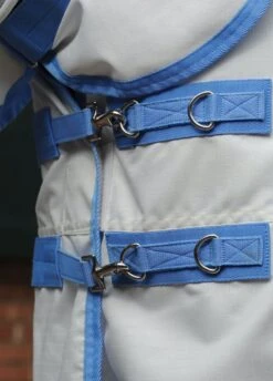 Weatherbeeta Sweet Itch Shield Combo Neck - White/Blue -Equestrian Supply Store wbshieldcombowhiteblue2rdy