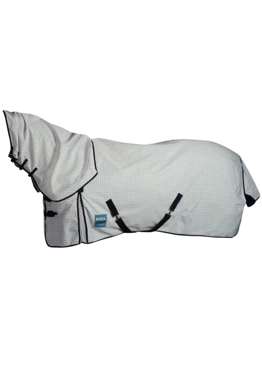 Weatherbeeta Kool Coat Combo III With Surcingles - White/Navy/Red 4 Weatherbeeta Kool Coat Combo III With Surcingles - White/Navy/Red - Image 2