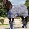 Weatherbeeta Wide Tab Travel Boots - Grey Plaid -Equestrian Supply Store weatherbeeta travel boots grey plaid 1rdy